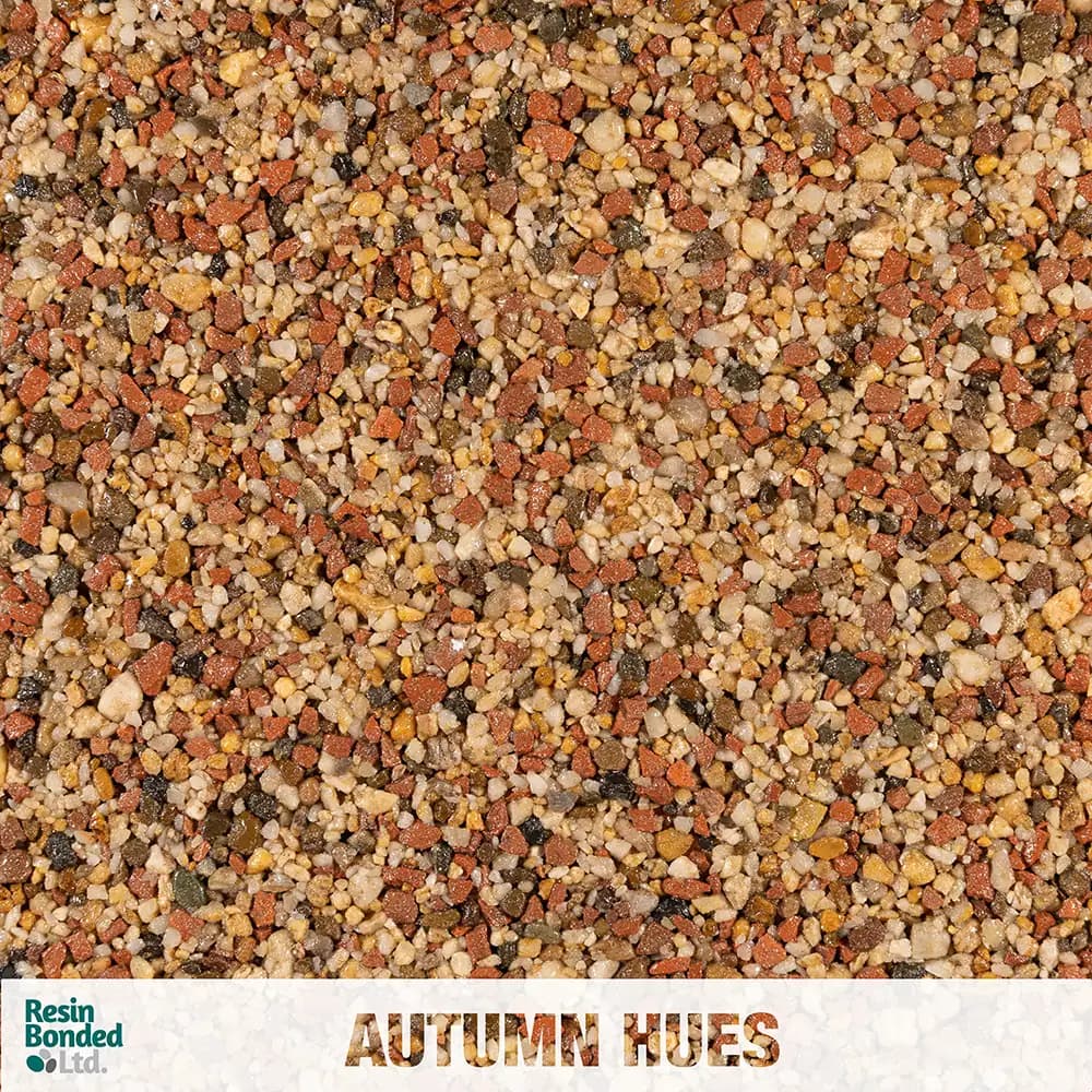 Autumn Hues resin finish sample