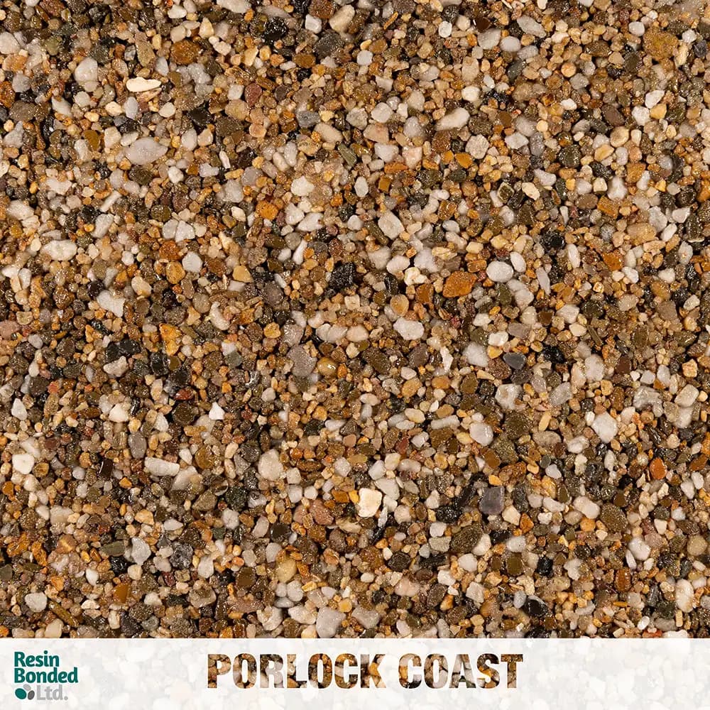 Porlock Coast resin finish sample