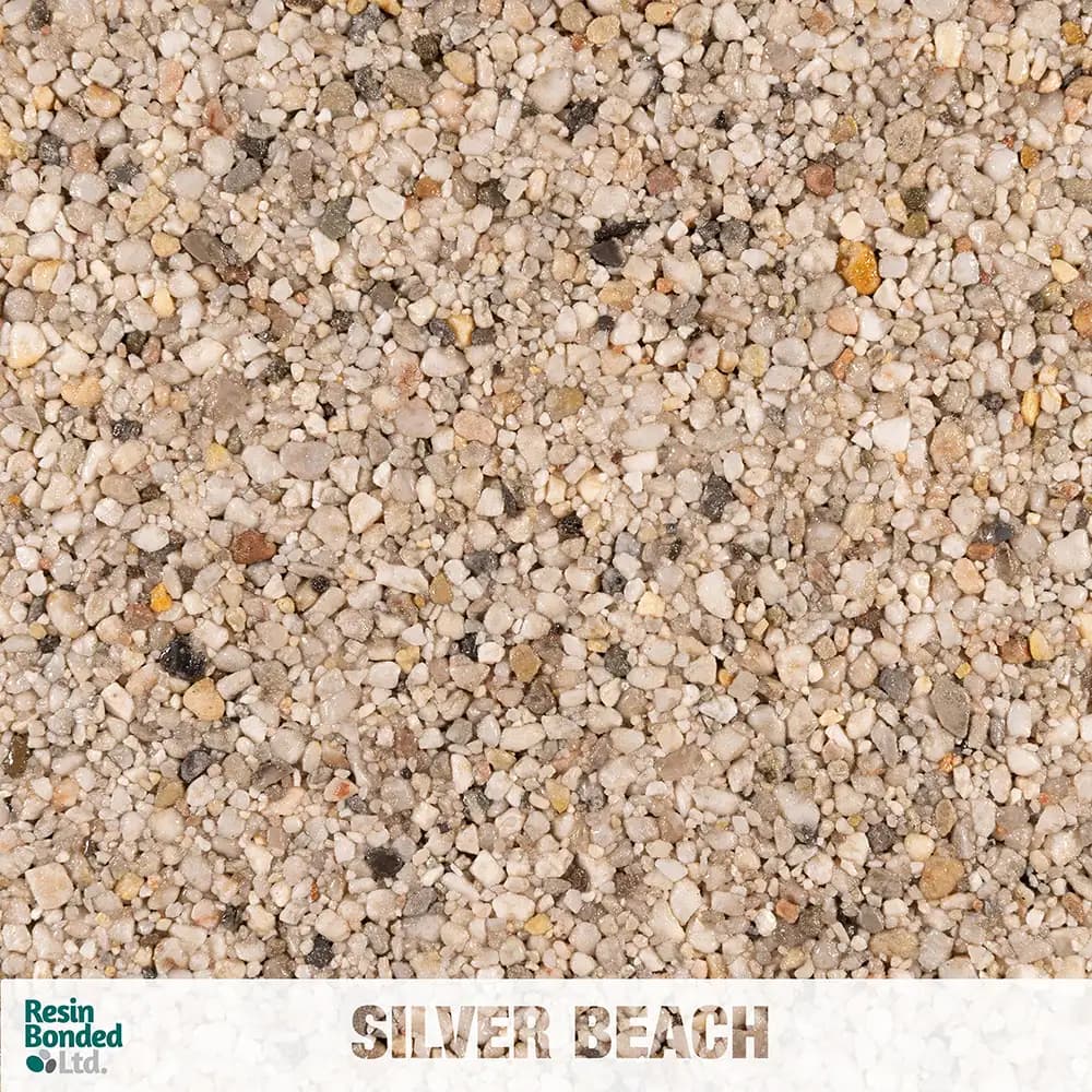 Silver Beach resin finish sample