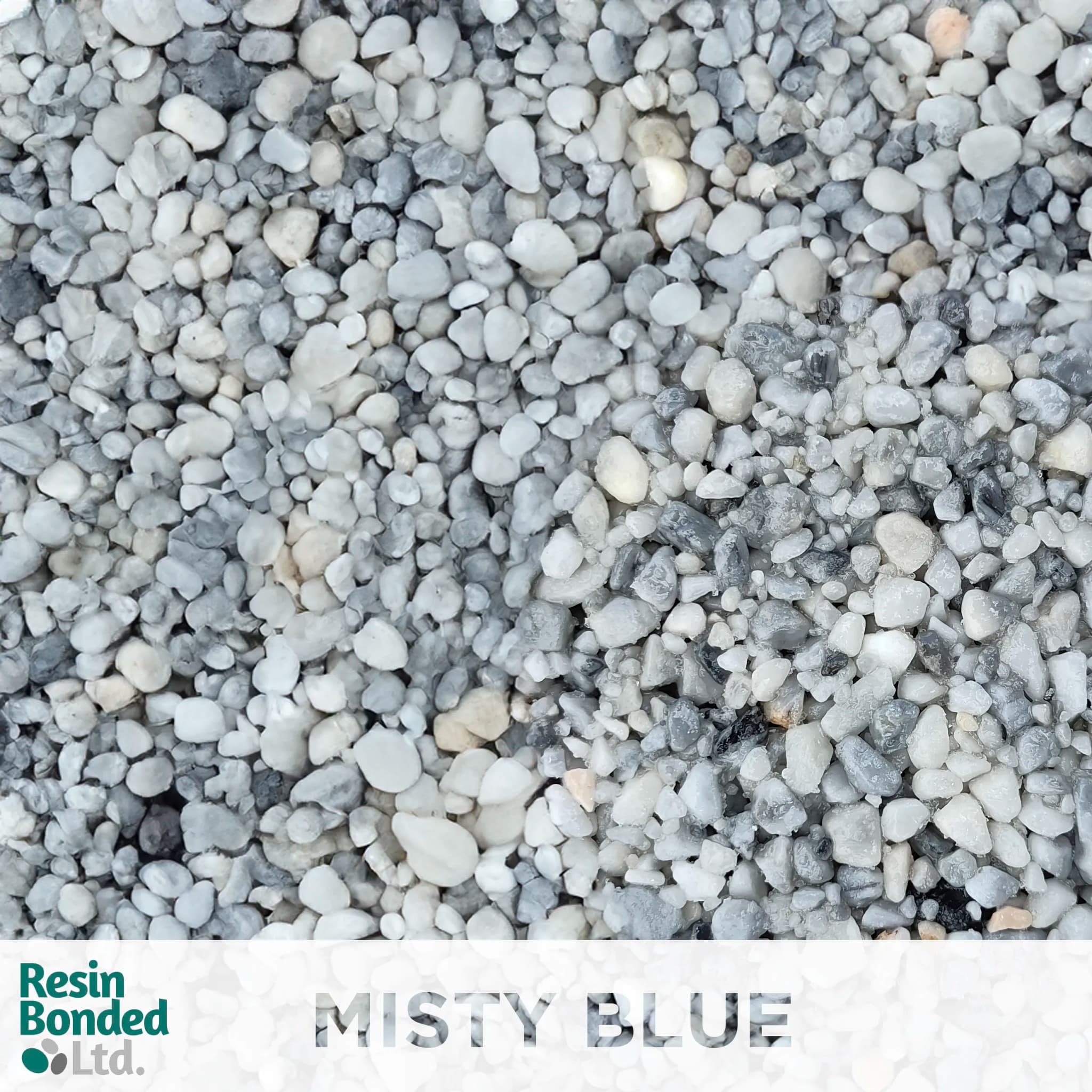Misty Blue resin finish sample