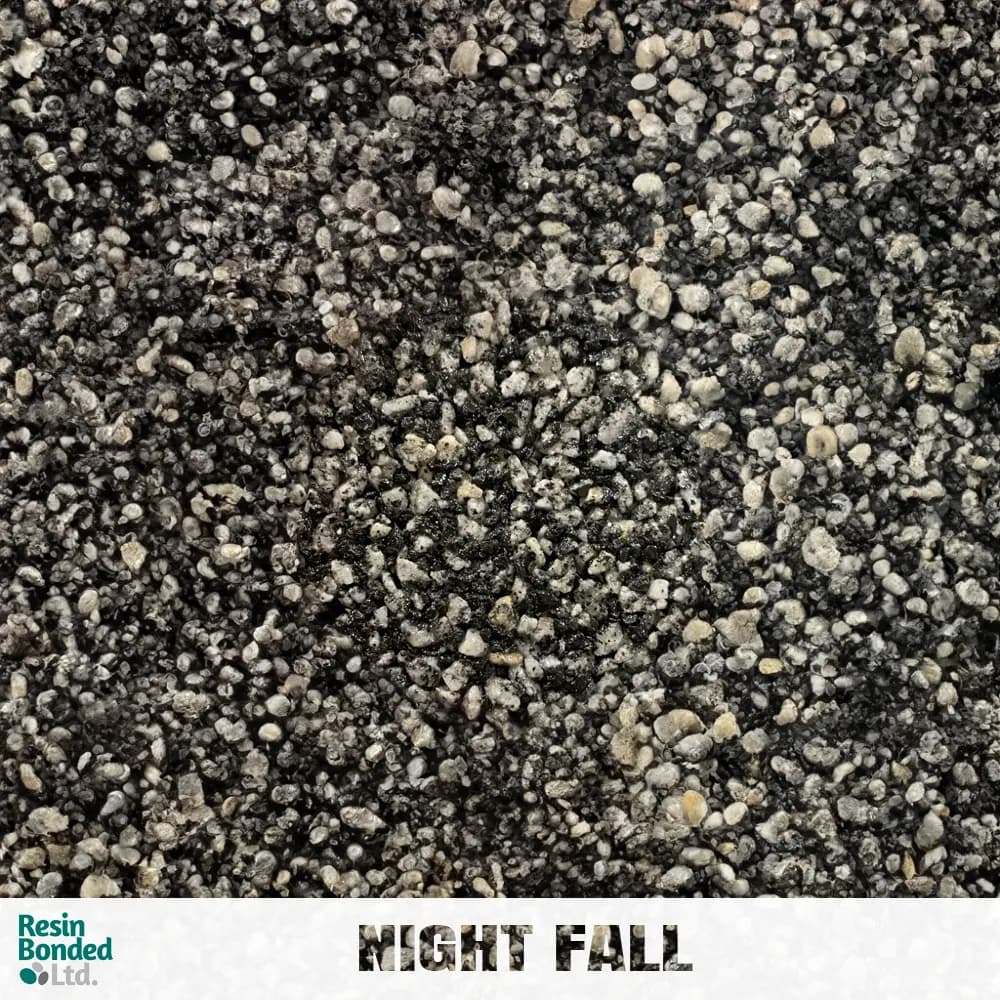 Night Fall resin finish sample