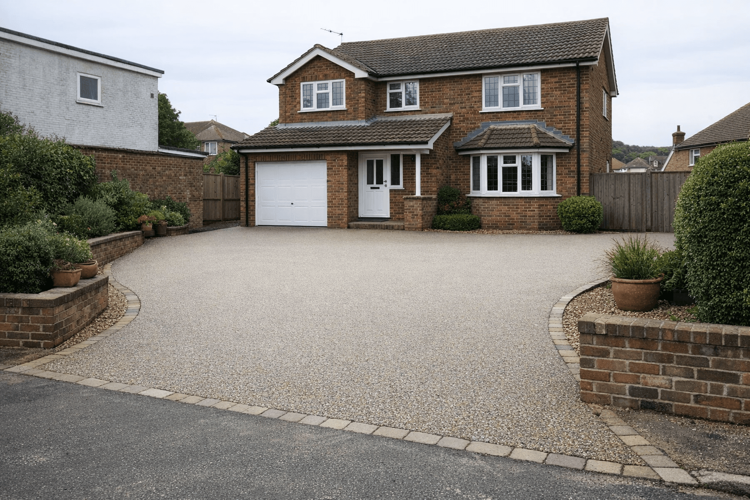 Resin bound driveway installed by a local Eastbourne company